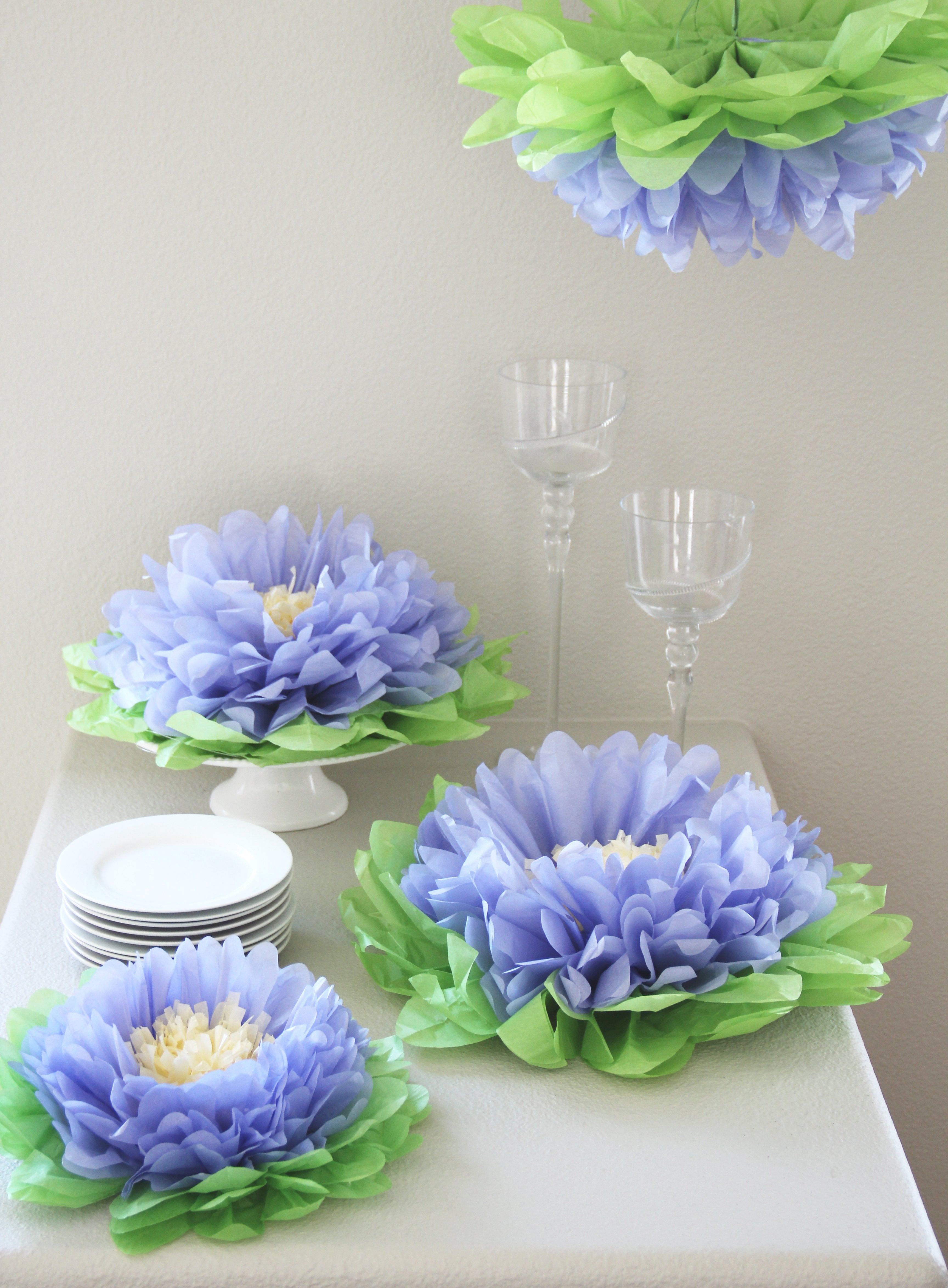 Paper Flower Set for Party Decor