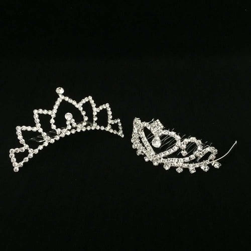 2 pcs Princess Tiara Set